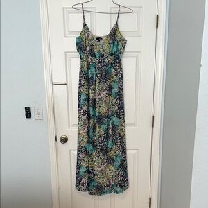 a.n.a Purple and Blue Sleeveless Maxi Sundress